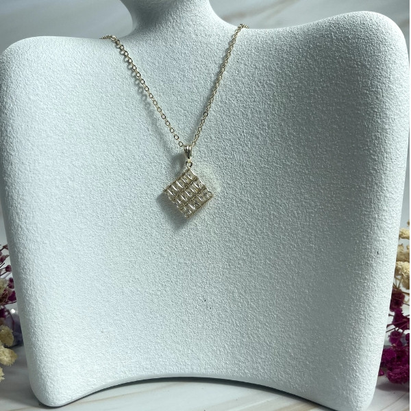 Square Pendant Necklace